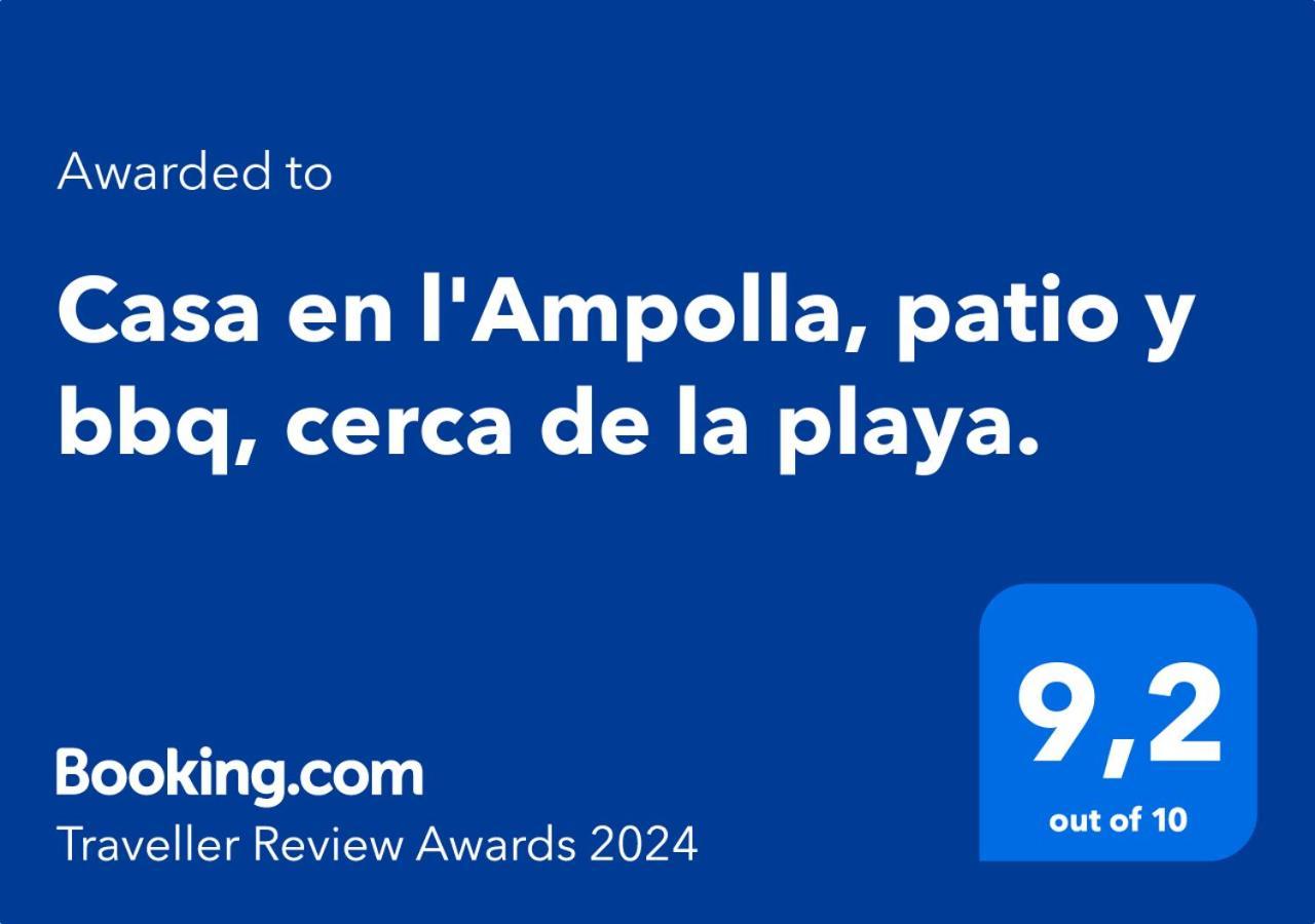 Вилла Casa En L'Ampolla, Patio Y Bbq, Cerca De La Playa, Pet Friendly Экстерьер фото